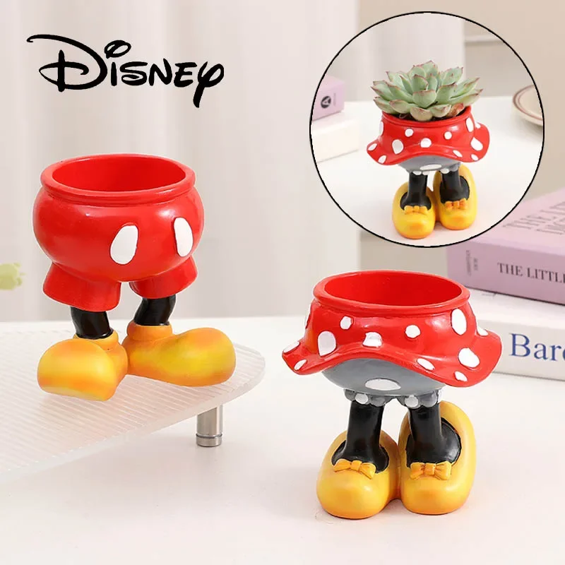 Home Decor Disney - Disney Mickey Minnie Flower Pots Cartoon