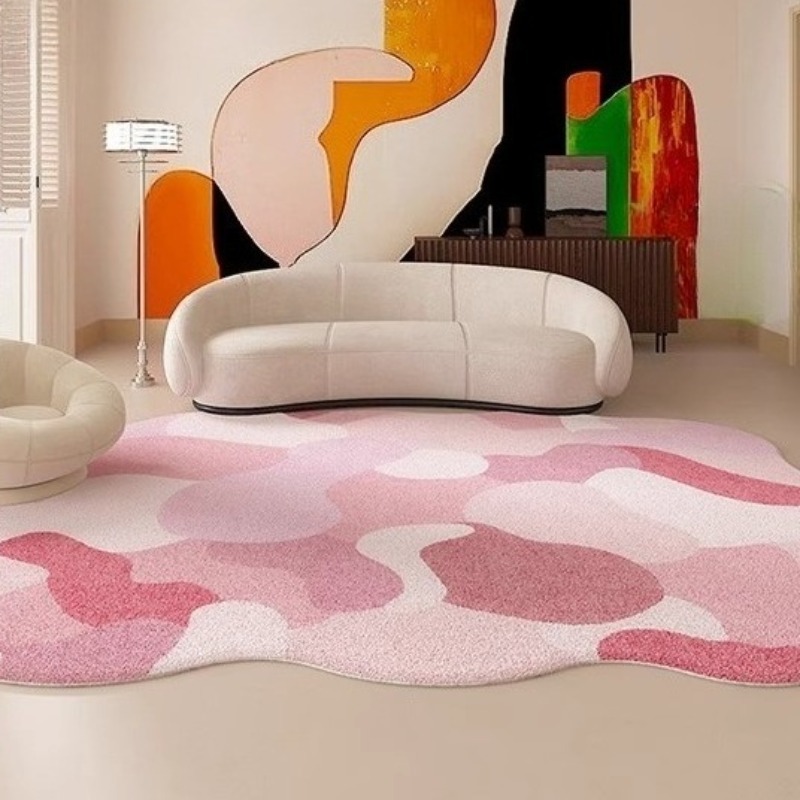 Home Decor Dopamine - Dopamine Irregular Living Room Carpet Modern