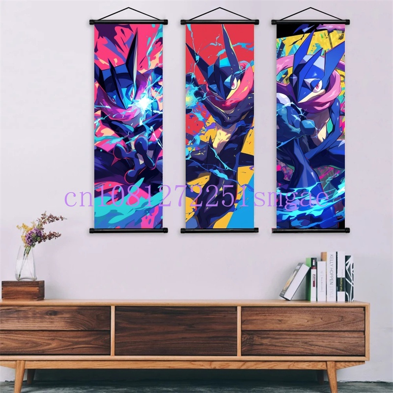 Canvas Painting - Classic Anime Pokemon Lucario, Premium Cool