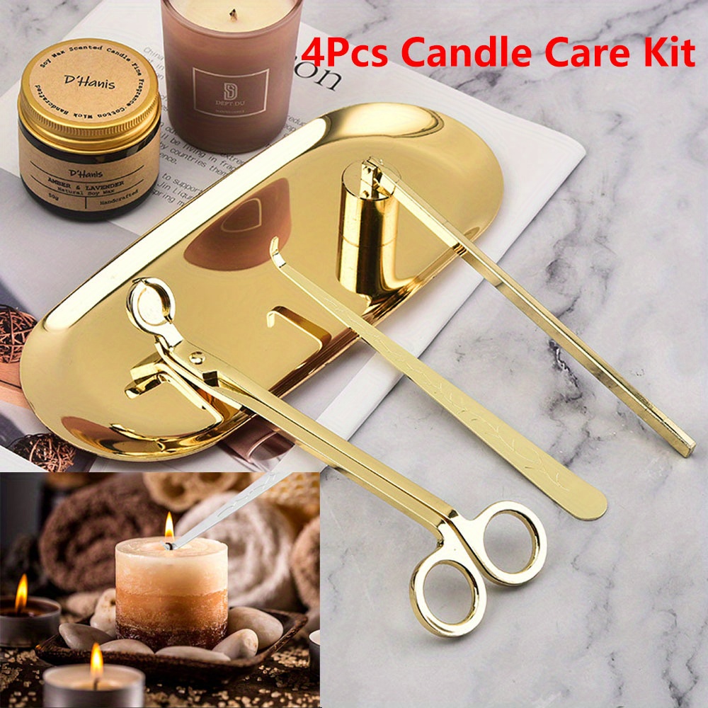 Home Decor Unique Items - 4pcs/set Luxury Candle Care Kit Stainless