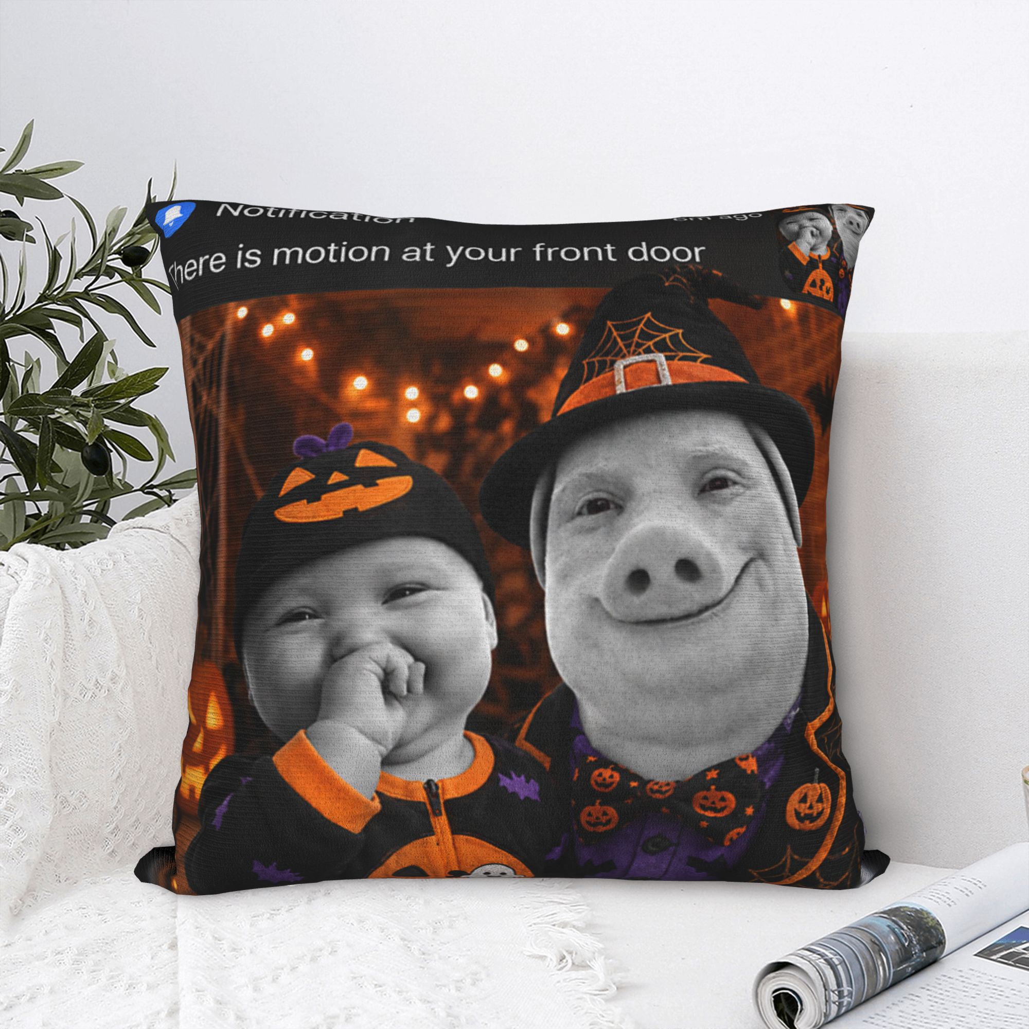 Home Decor Ai - Funny Halloween John Pork and Ai