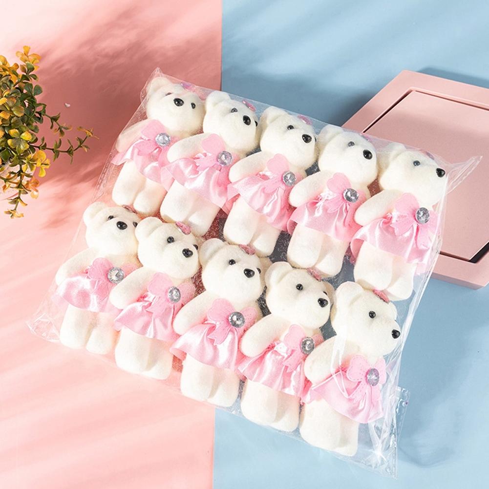 Home Decor Unique Items - 10pcs/Bag Bouquet Bear Ice Cream Diamond