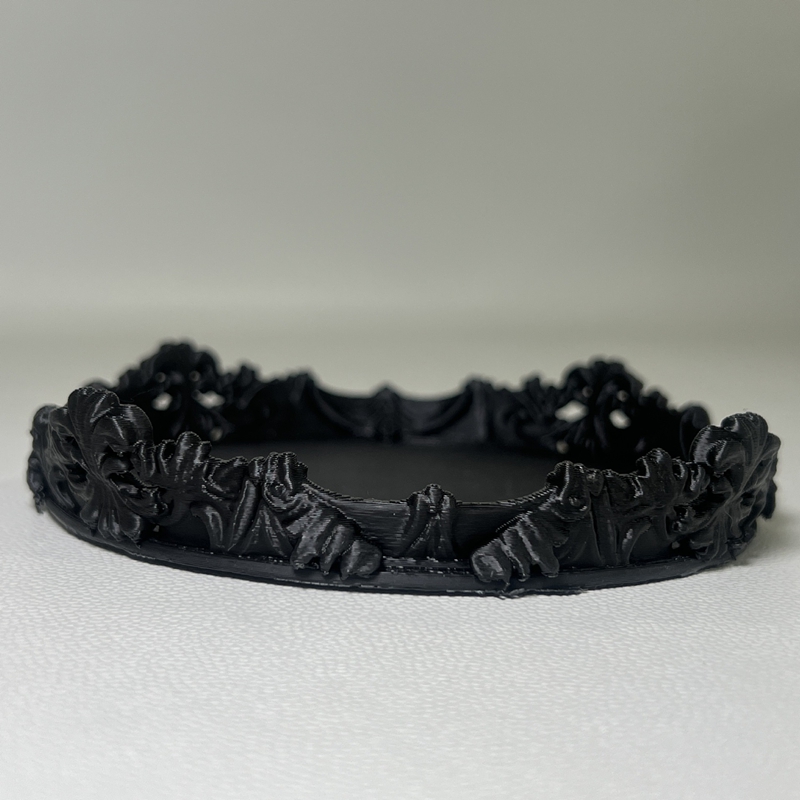 Vanity Home Decor - Baroque Gothic Carved Jewelry Tray, Ornate