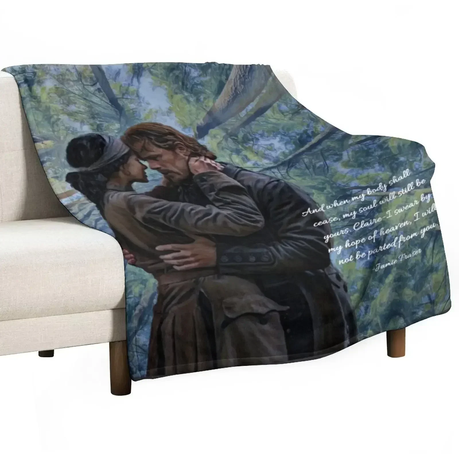 Home Decor Quotes Ideas - Jamie and Claire Fraser/Outlander quote Throw