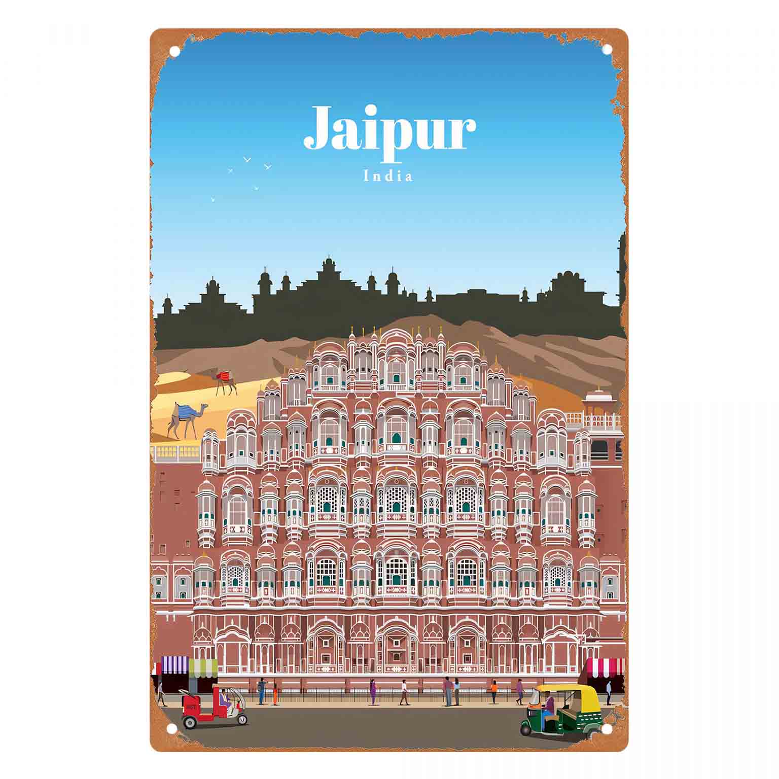 Home Decor Jaipur - 2D FLAT 1pc Jaipur India Hawa