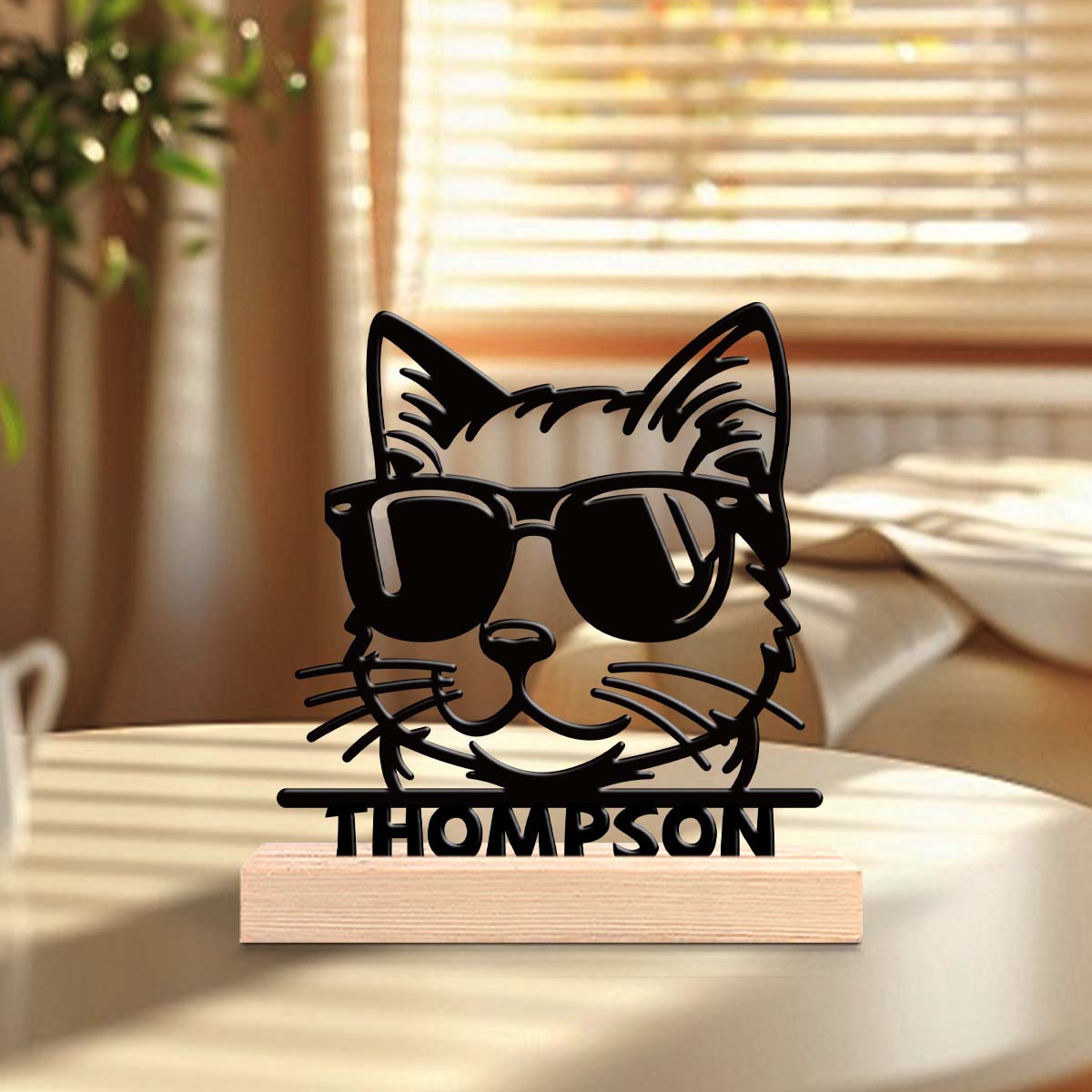 Home Decor Halloween - 1pc Customizable Wrought Iron Desktop Decoration