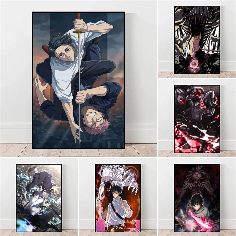 Canvas Painting - Jujutsu Kaisen Yuta Okkotsu & Megumi