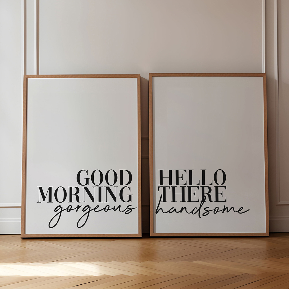 Home Decor Quotes Ideas - Good Morning Quotes Posters and Prints