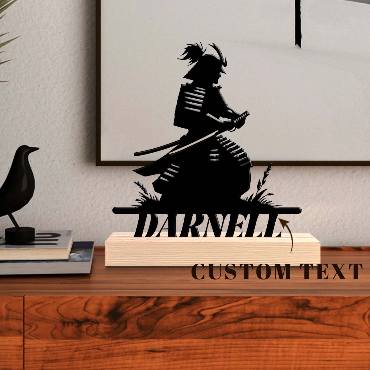 Home Decor Halloween - 1pc Metal Desktop Decoration Custom Content