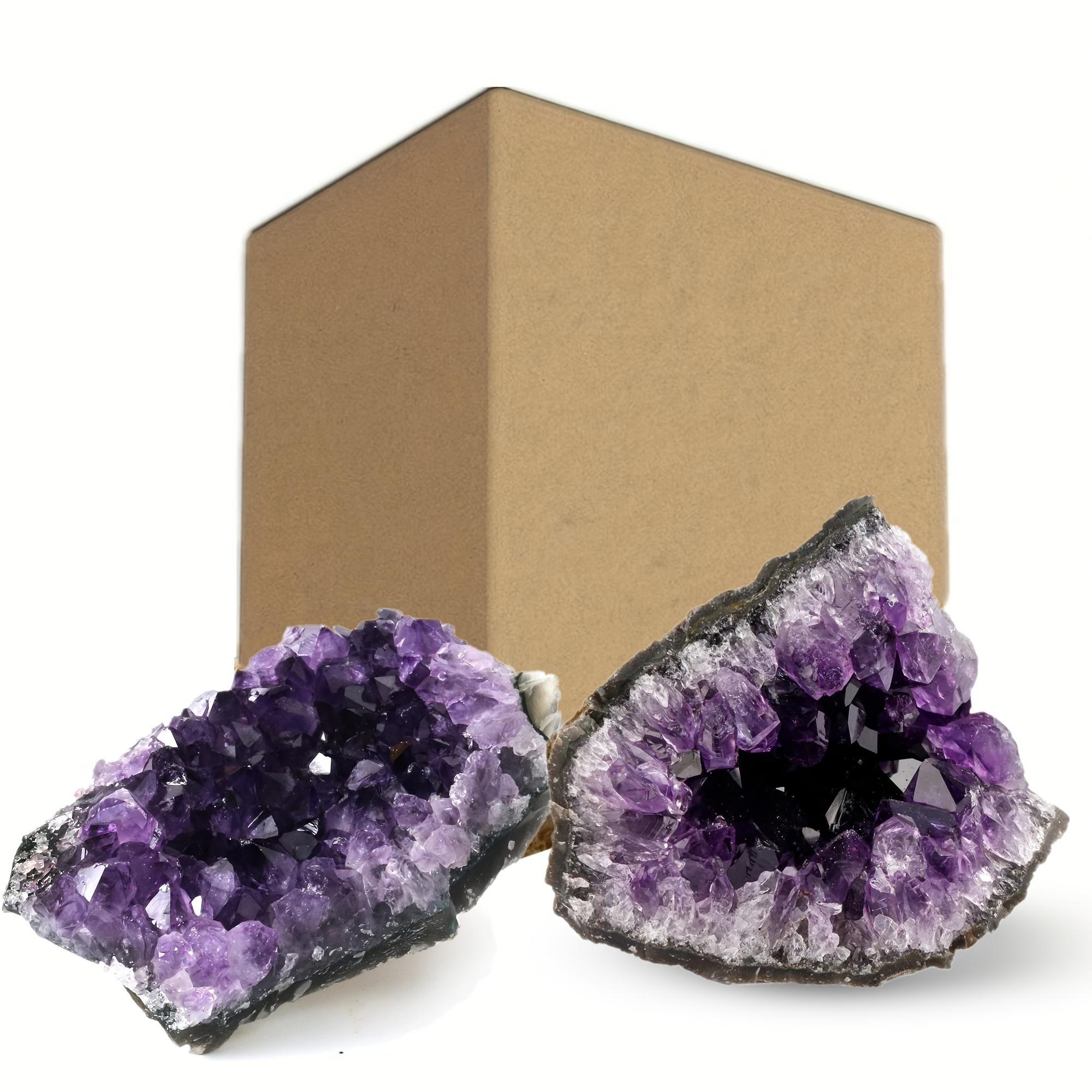 2Pcs Natural Amethyst Stones 6 - Home Decor Diy Ideas review and price