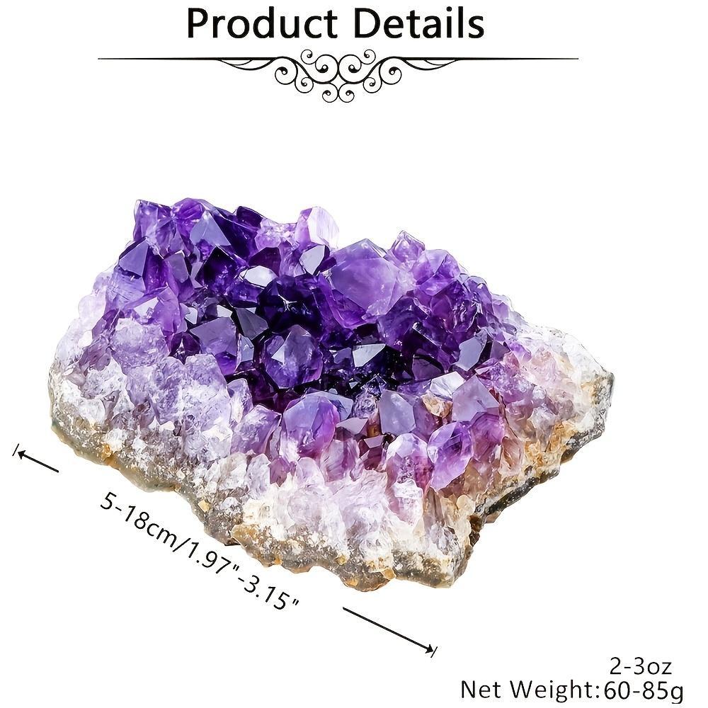 2Pcs Natural Amethyst Stones 6 - Home Decor Diy Ideas review and price