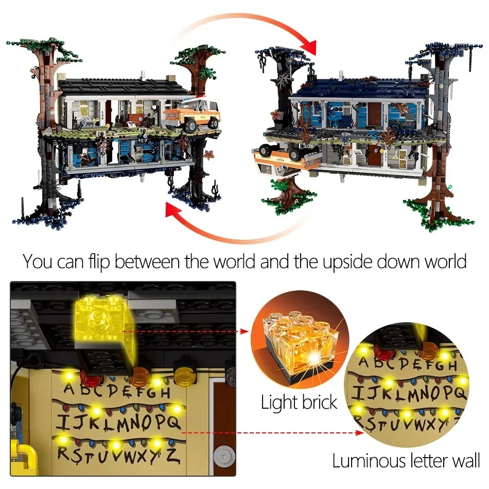 New MOC Upside Down House Stre - Home Decor Disney review and price