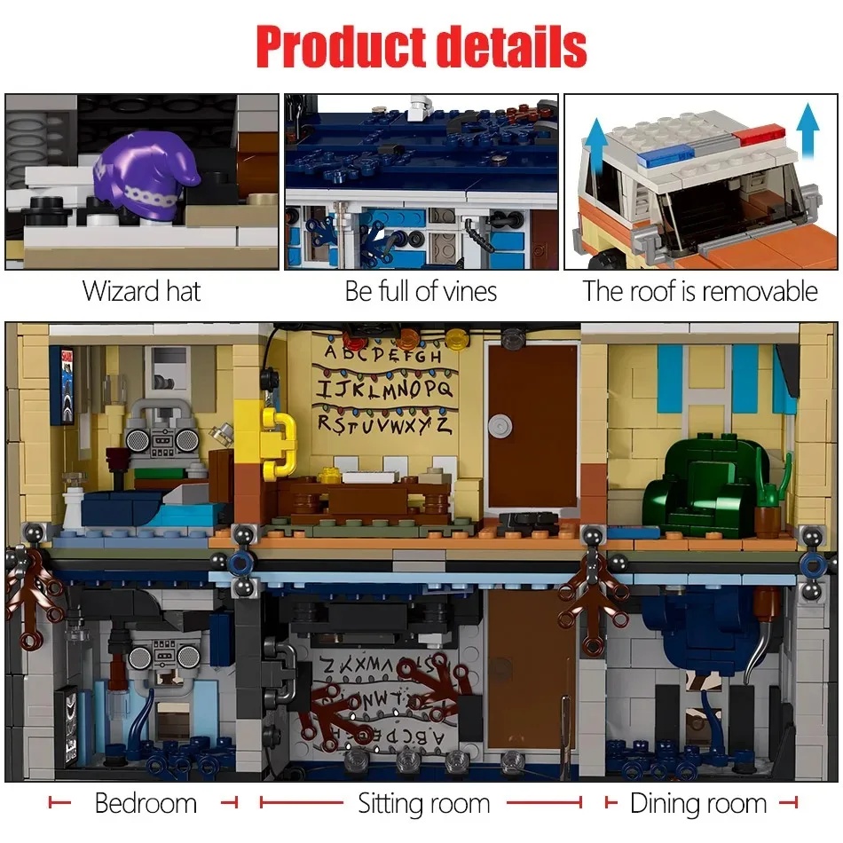 New MOC Upside Down House Stre - Home Decor Disney review and price