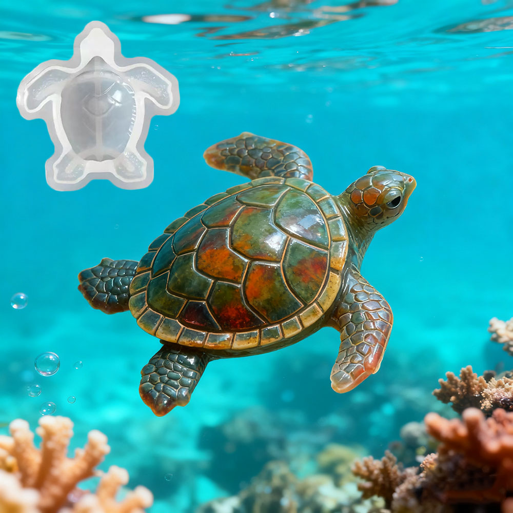 3D Sea Turtle Epoxy Resin Mold - Home Decor Diy Ideas review and price