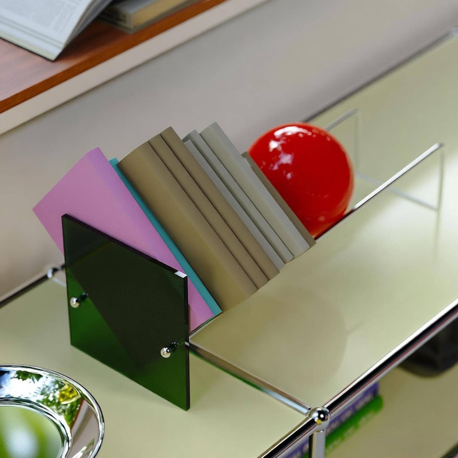 Acrylic Book Stopper Stainless - Aesthetic Bookend review and price