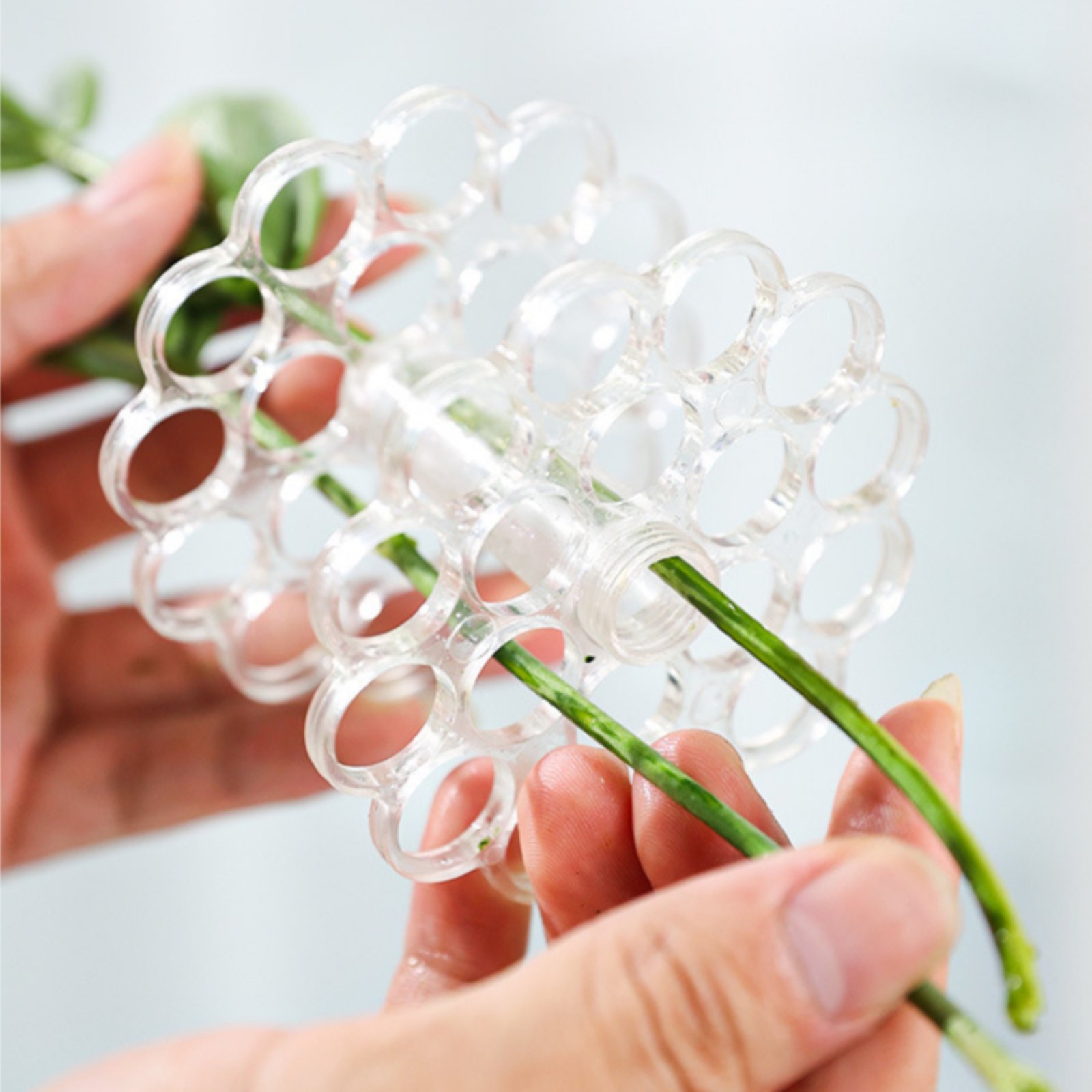 Coil Flower Stalk Holder Easy  - Home Decor Vase With Flowers review and price