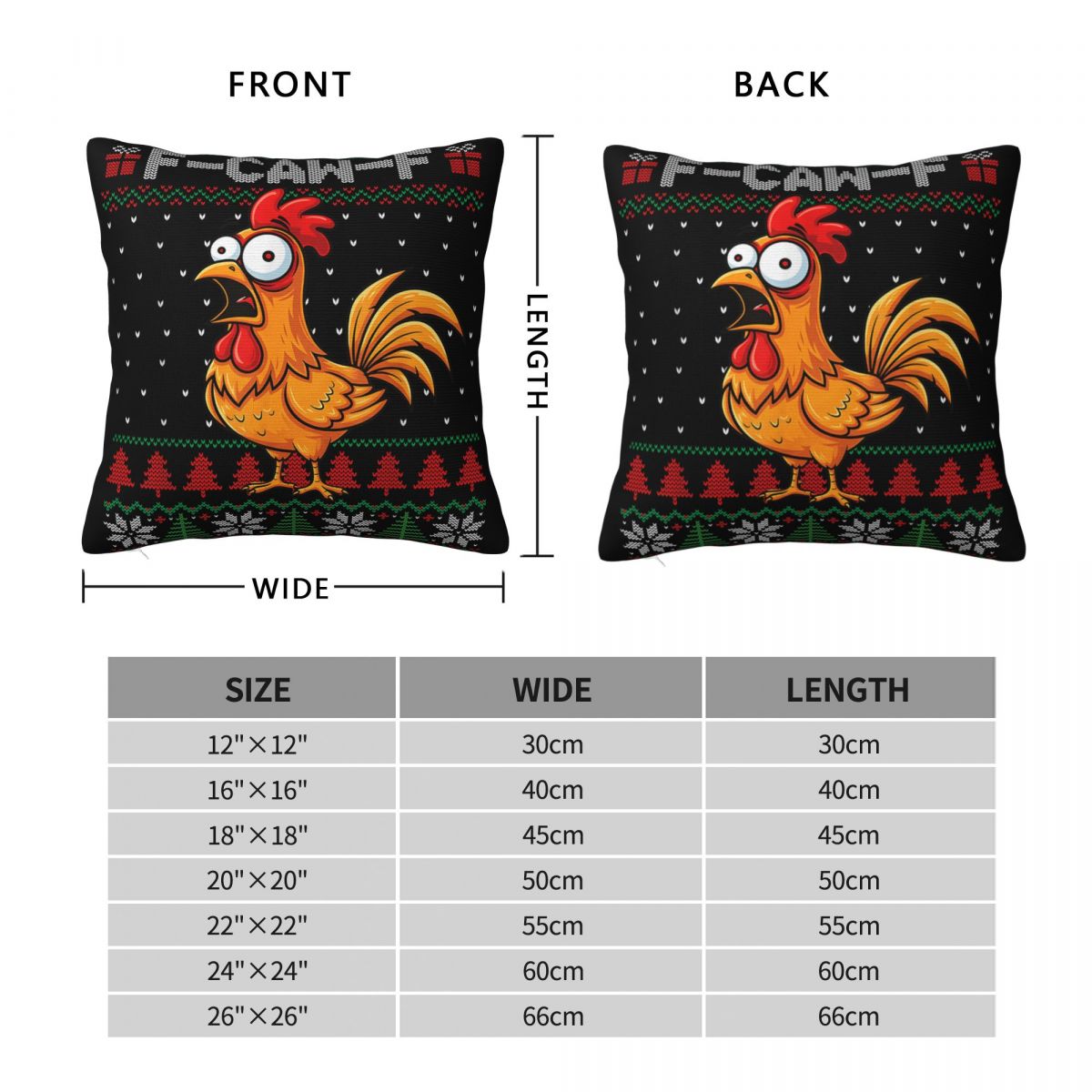 F-Caw-F Funny Chicken Humor Qu - Home Decor Quotes Ideas review and price
