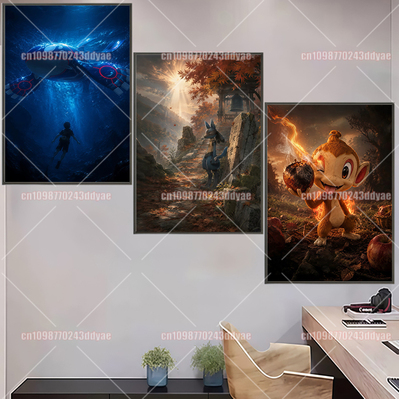 Anime Pokemon Character Origin - Canvas Painting review and price