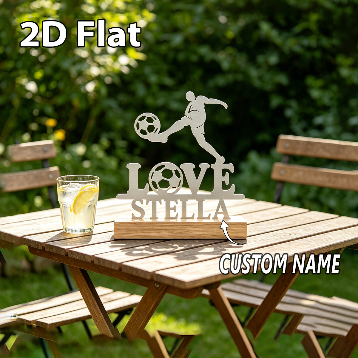 1Pc Custom Name love football  - Home Decor Halloween review and price