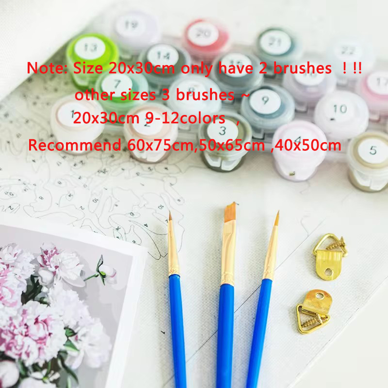 GATYZTORY Peacock Paint By Num - Home Decor Diy Ideas review and price