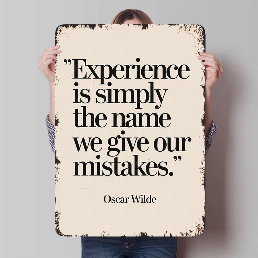 Oscar Wilde Quote Experience M - Home Decor Quotes Ideas review and price