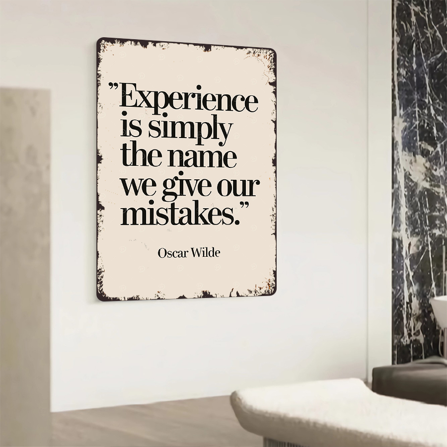 Oscar Wilde Quote Experience M - Home Decor Quotes Ideas review and price