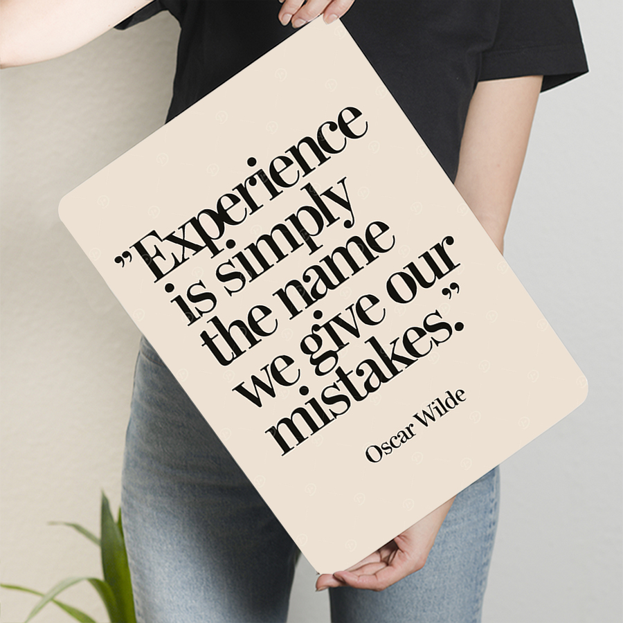 Oscar Wilde Quote Experience M - Home Decor Quotes Ideas review and price