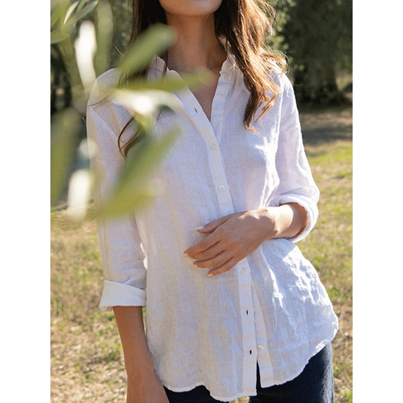 100% Linen White Shirts And Bl - Home Decor Zara review and price