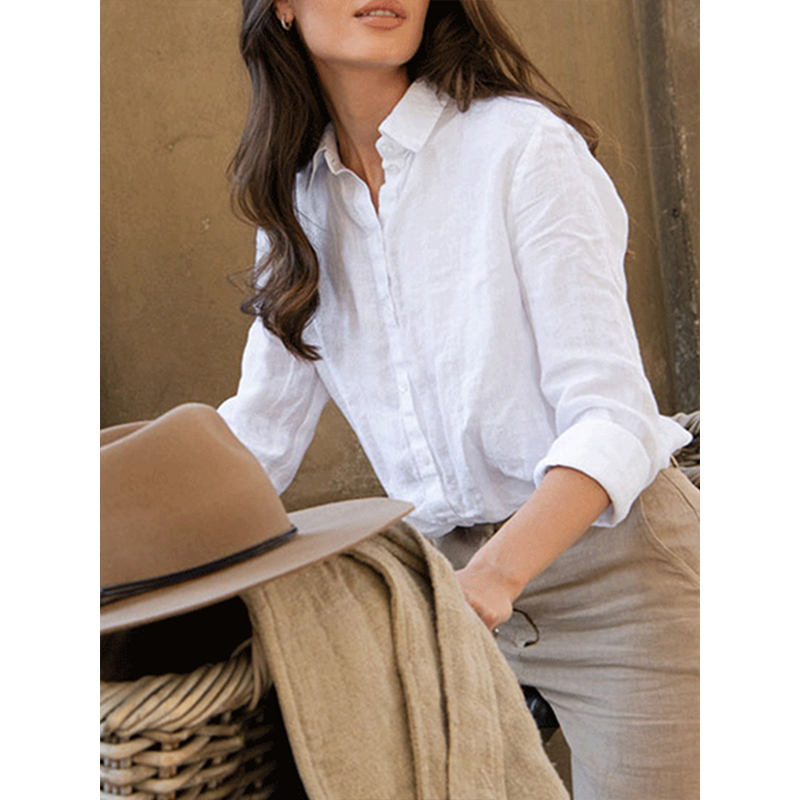 100% Linen White Shirts And Bl - Home Decor Zara review and price
