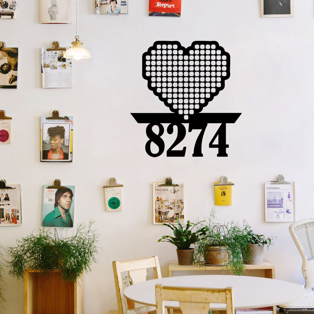 1PC Cool Love Customizable Nam - Home Decor Lovely Home review and price
