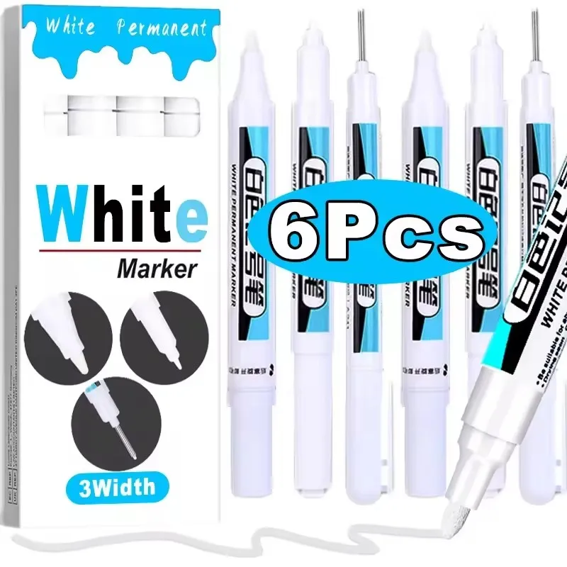 0.7/1.0/2.5MM White Permanent  - Canvas Painting review and price