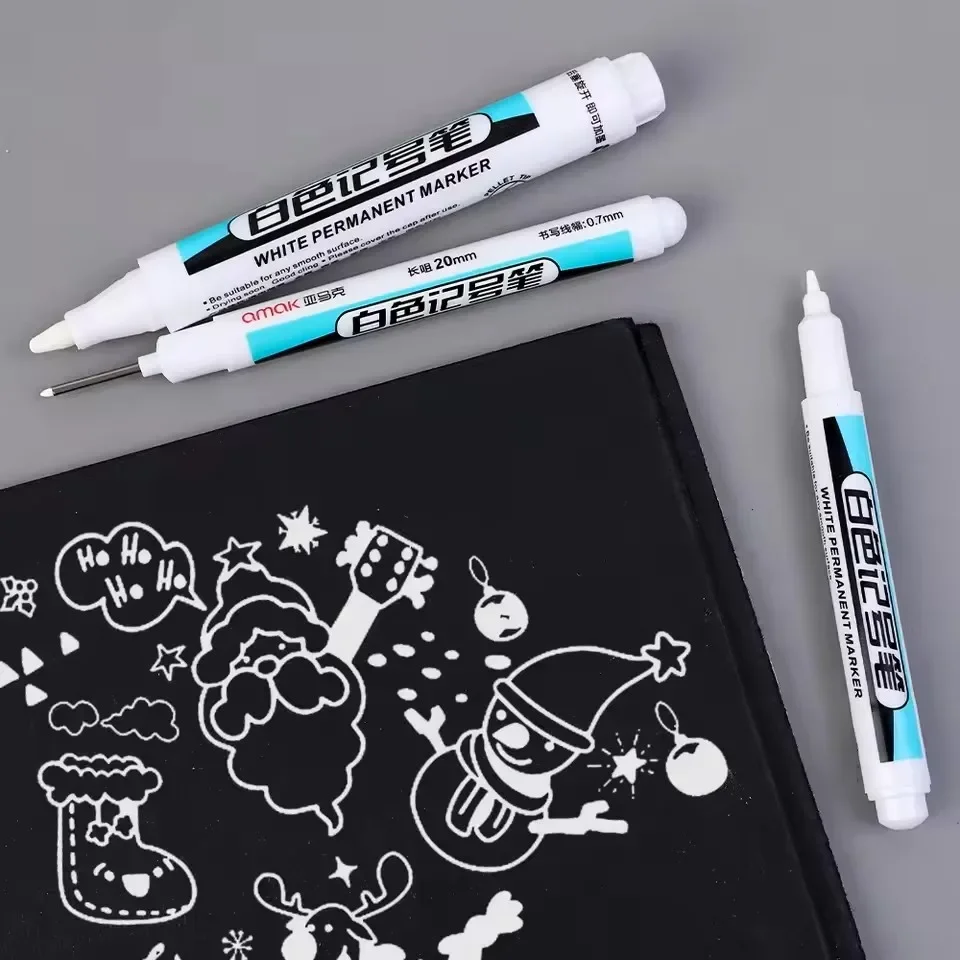 0.7/1.0/2.5MM White Permanent  - Canvas Painting review and price