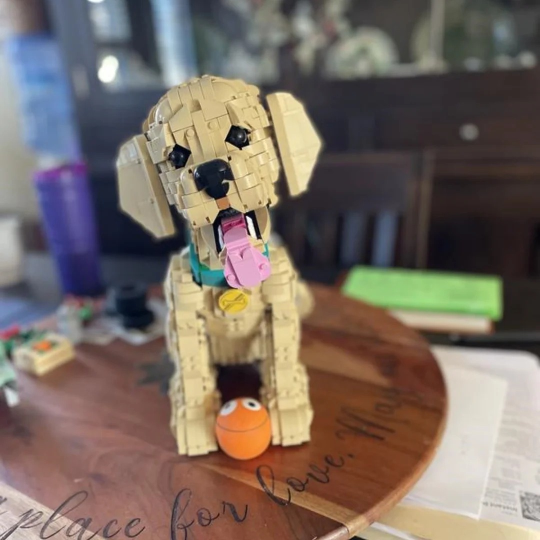 2102pcs Golden Retriever Puppy - Home Decor Disney review and price
