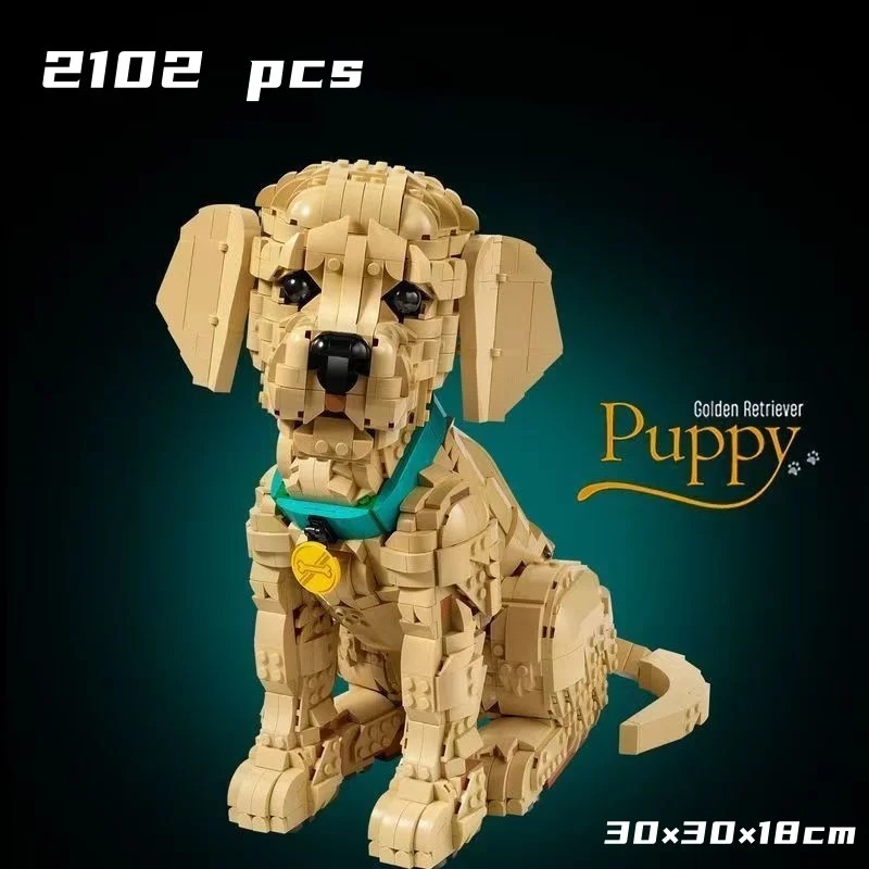 2102pcs Golden Retriever Puppy - Home Decor Disney review and price