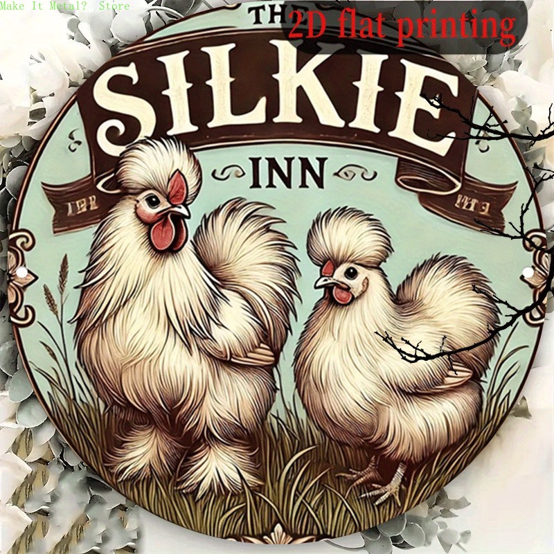 Vintage The Silkie Inn Round T - Home Decor Theme review and price