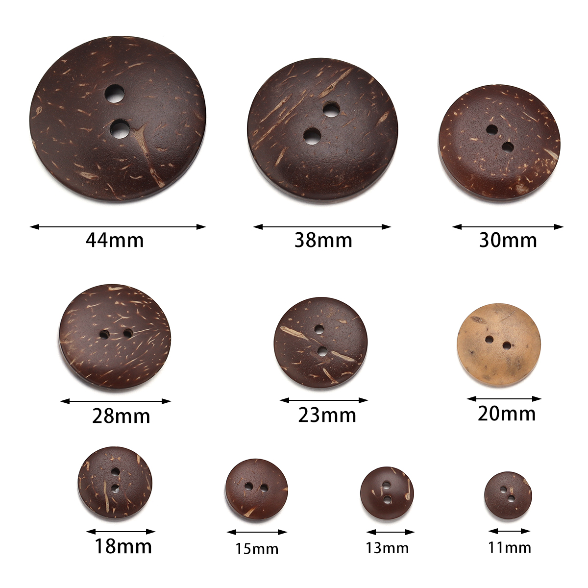 10-100Pcs Natural Coconut Shel - Home Decor Unique Items review and price