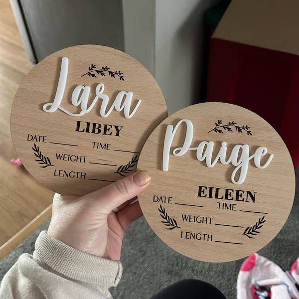 1Pc Custom Baby Announcement S - Home Decor Halloween review and price