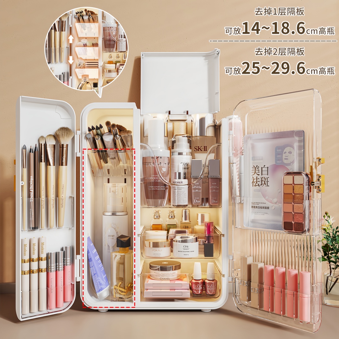 Large Capacity Acrylic Makeup  - Vanity Home Decor review and price