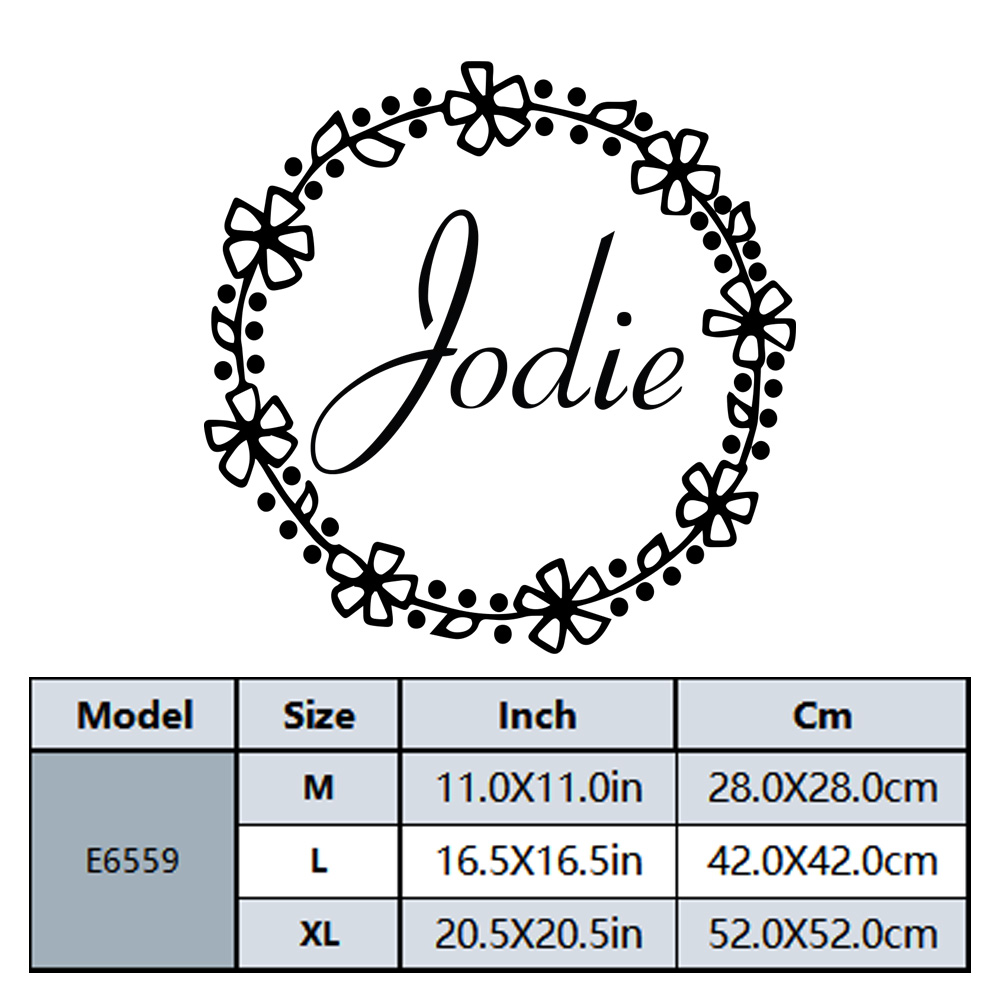 1PC Lovely Wreath Custom Text  - Home Decor Lovely Home review and price