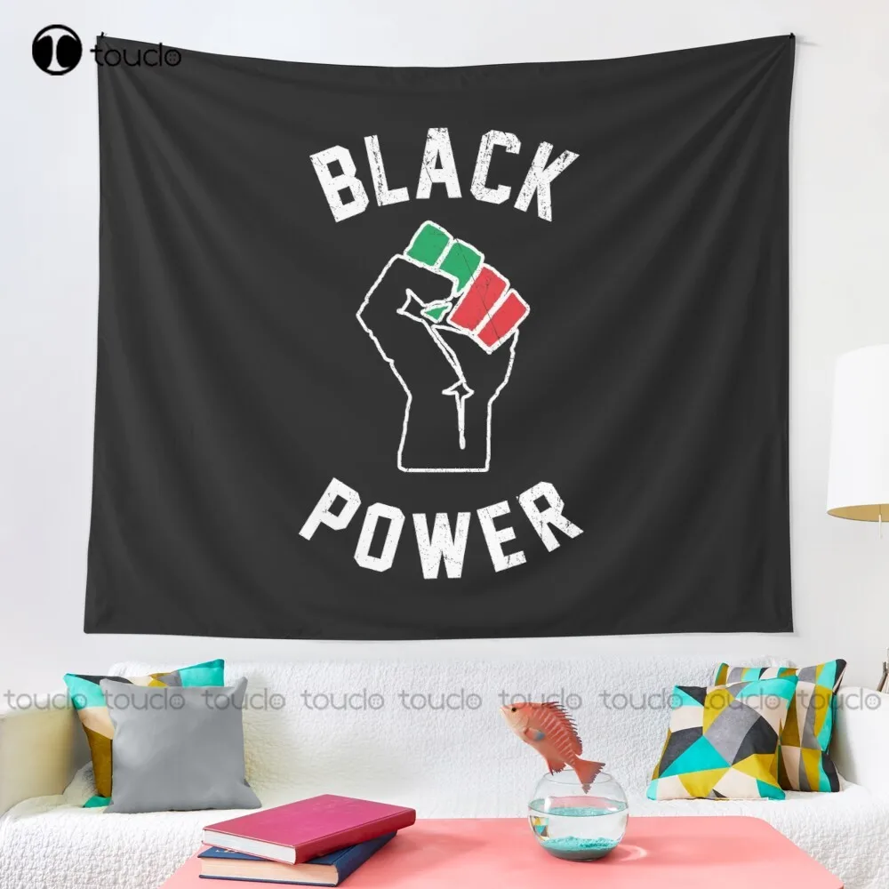 Black Power Fist Tapestry Tape - Home Decor Website review and price