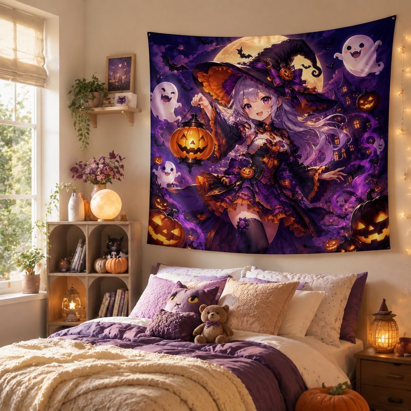 VIKAMA Halloween Cat Maid Anim - Home Decor Halloween review and price