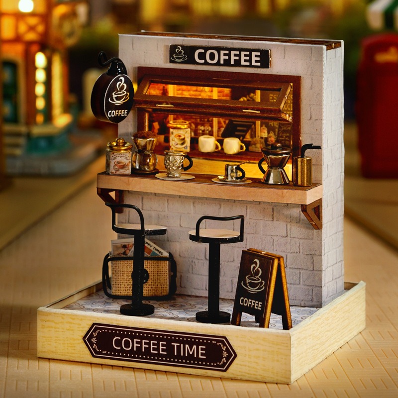 Mini Dollhouse Kit Sakura Stre - Home Decor Store review and price