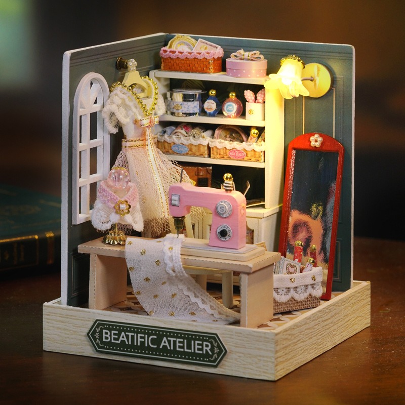 Mini Dollhouse Kit Sakura Stre - Home Decor Store review and price
