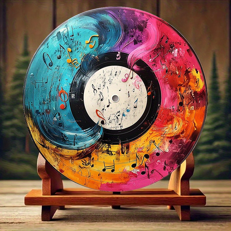 12-Inch Vibrant Vinyl Record A - Home Decor Theme review and price