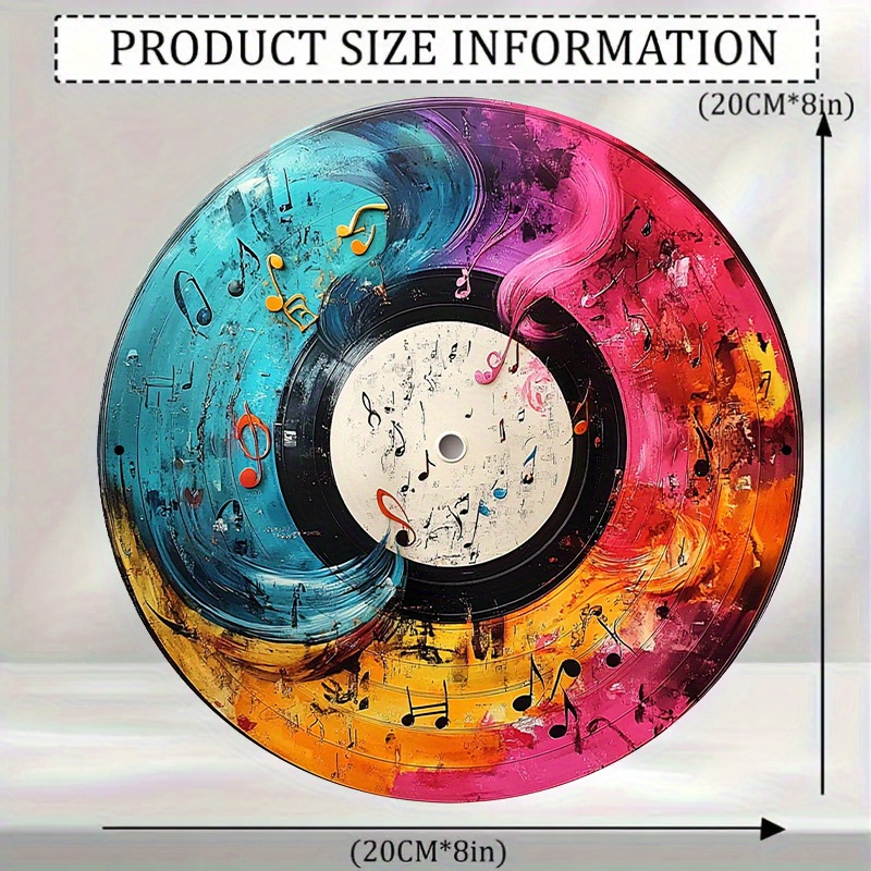12-Inch Vibrant Vinyl Record A - Home Decor Theme review and price