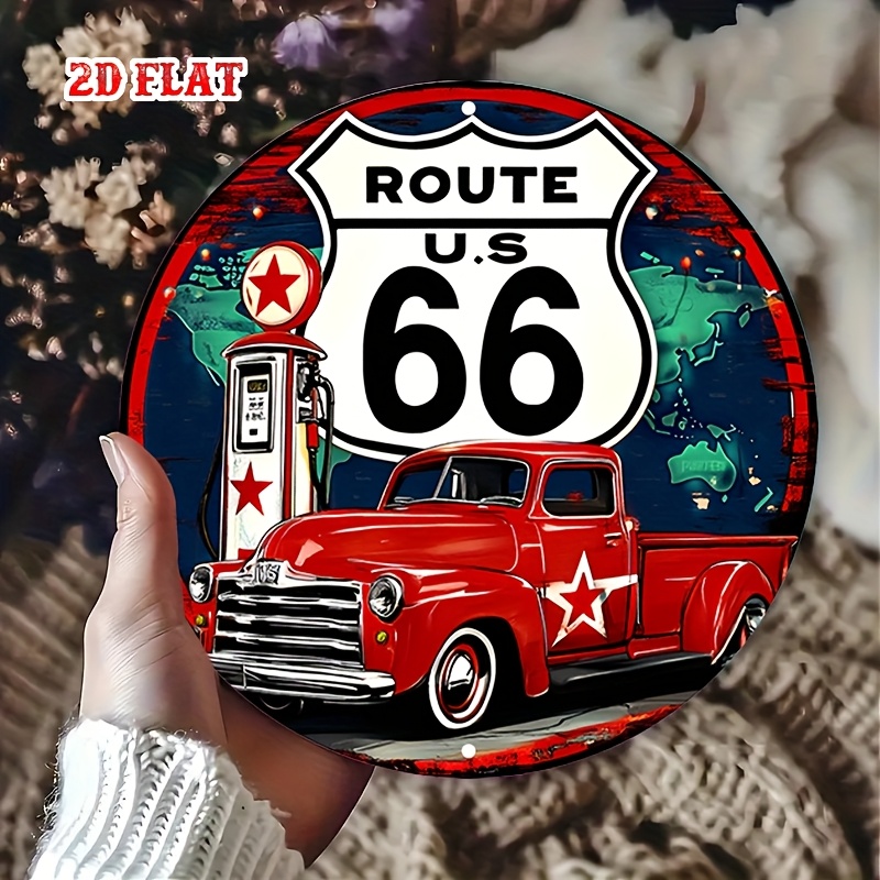 1PC Classic Car Round Aluminum - Home Decor Theme review and price