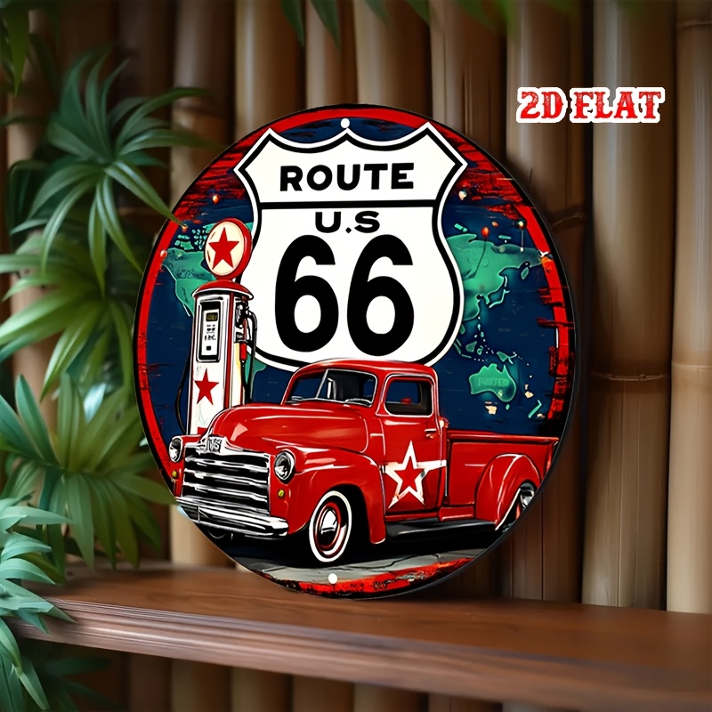 1PC Classic Car Round Aluminum - Home Decor Theme review and price
