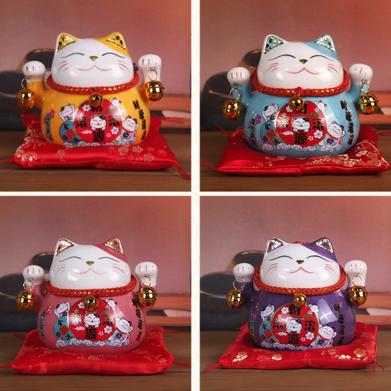4.5 Inch Lucky Cat Piggy Bank  - Home Decor Store review and price