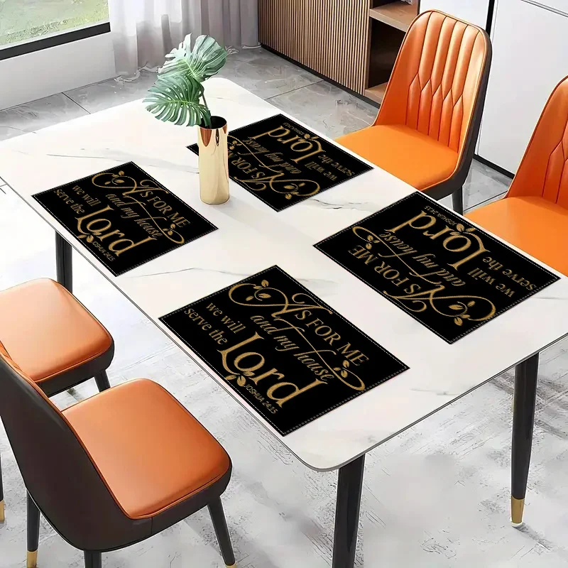 4Pcs Inspirational Linen Place - Home Decor Quotes Ideas review and price