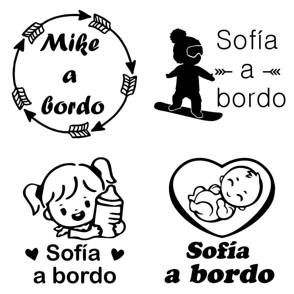 1pc Vinyl baby a bordo colorfu - Home Decor Sticker review and price
